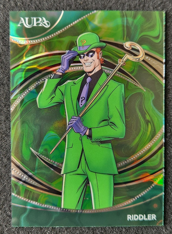 2025 Kakawow Aura DC Riddler Green Gems /25 Parallel Card NM