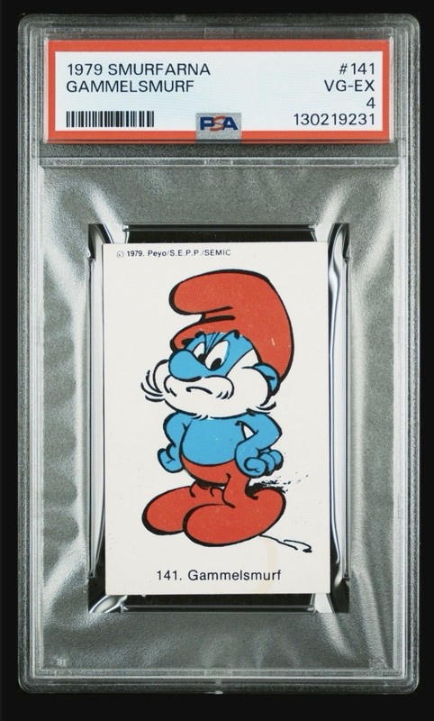 1979 smurfana #141 papa smurf rc; 1st appearance SP rookie PSA 4 (P1, 5^)