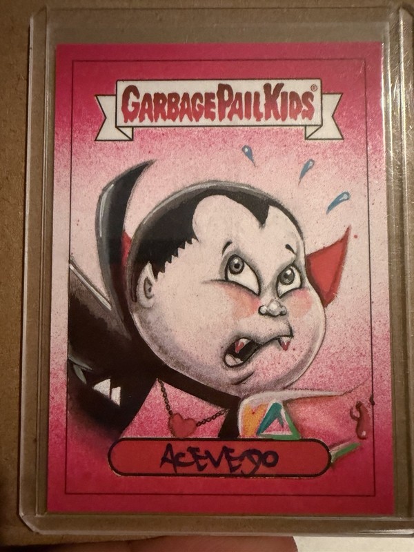 2025 Topps Garbage Pail Kids Valentines Day Acevedo 1/1 Sketch – Nasty Nick