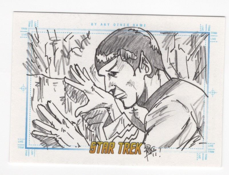 By Any Other Name STAR TREK TOS Portfolio Prints Sketch Card by Brian Kong