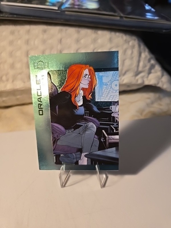 #10 ORACLE BARBARA GORDON 2025 Skybox DC Metal Universe Batman AQUA FX