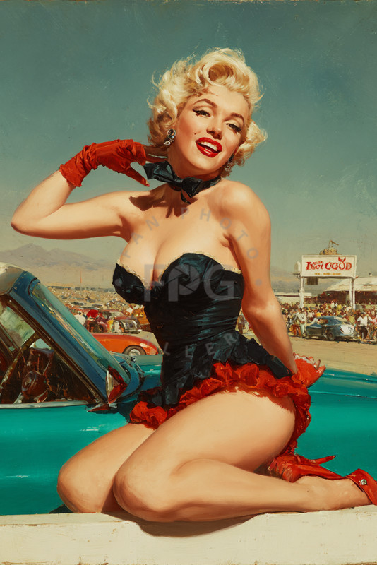 MARILYN MONROE PINUP 4″x6″ PHOTO CARD – ***SPECIAL BUY ANY 3 PINUP GET 2 FREE***