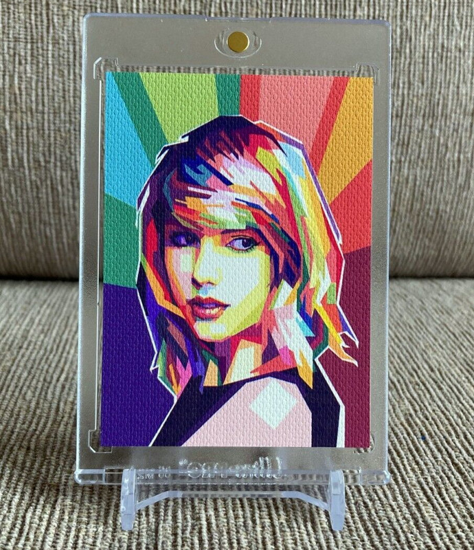 💥 TAYLOR SWIFT Custom ACEO Canvas Art Trading Card! For any SWIFTIE FAN! 💥