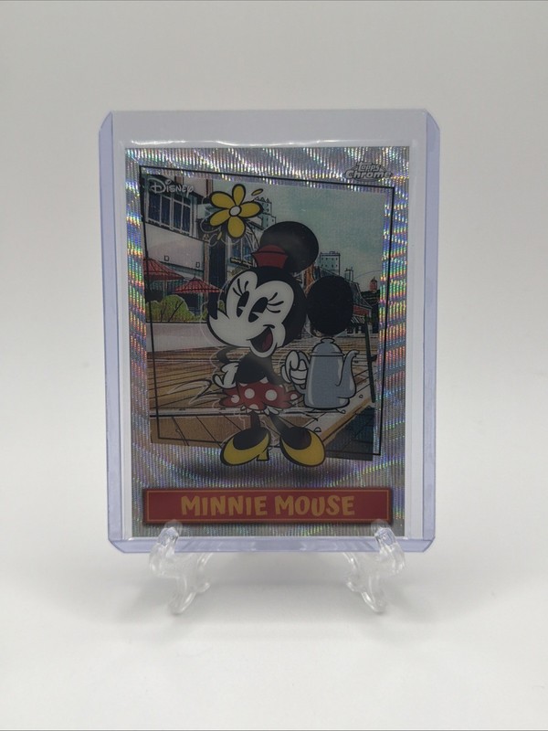 2026 Topps Disney Neon Mickey Shorts Minnie Mouse Refractor #MSSP-9