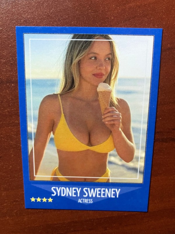 Custom ACEO Sydney Sweeney Trading Card (SS-7)