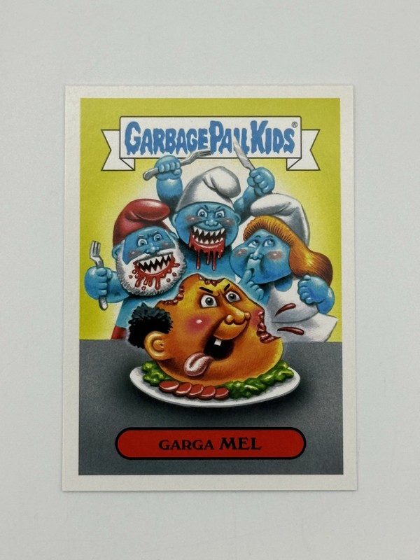 2018 Topps Garbage Pail Kids We Hate the ’80s GARGA MEL #6a Cartoons Sticker