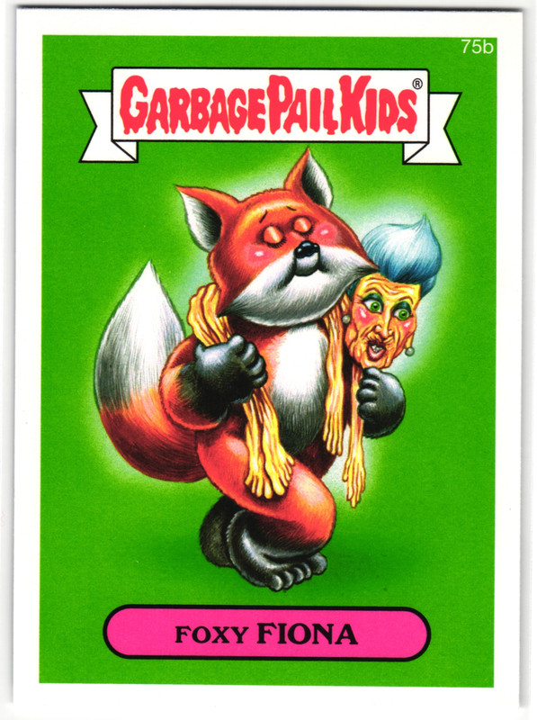 Foxy Fiona Garbage Pail Kids 2014 Series 2