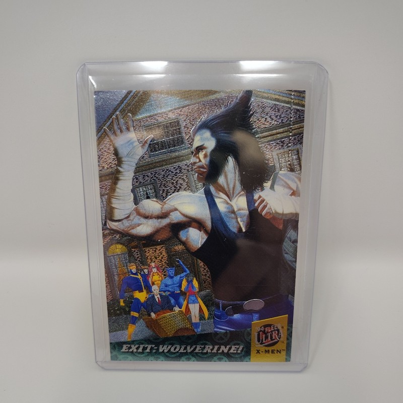 Exit: Wolverine! ’94 Fleer Ultra X-Men Fatal Attractions Card 6 Excellent