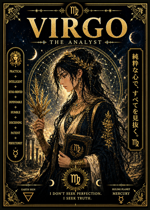 Custom Designed Virgo Holographic card – Parody/Novelty Trading Card