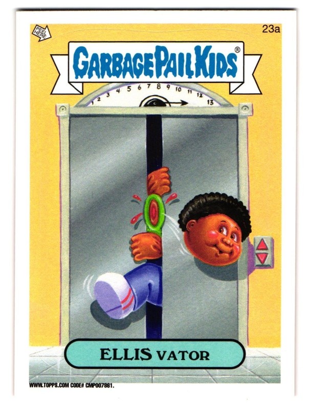 Ellis Vator Garbage Pail Kids 2014 Series 2