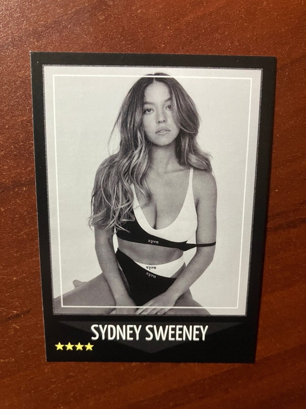 Custom ACEO Sydney Sweeney Trading Card (SS-6)