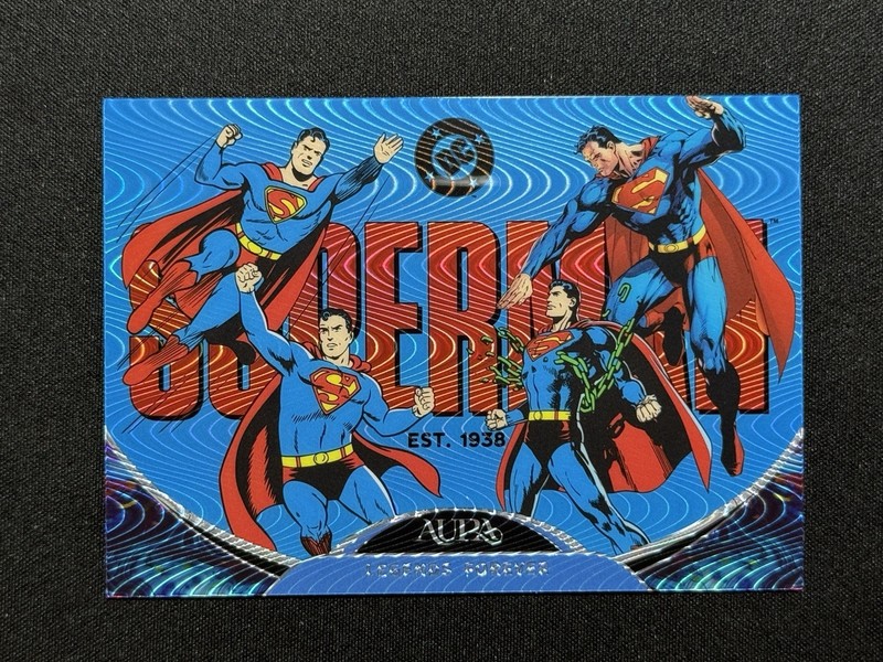 Superman 2025 Kakawow Aura DC Legends Forever Wave Refractor #ADC-LFW-02 SP