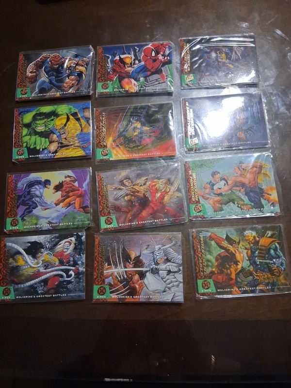 12 Marvel Fleer Ultra X-men ’94 Wolverine’s Greatest Battles Logan Wolverine