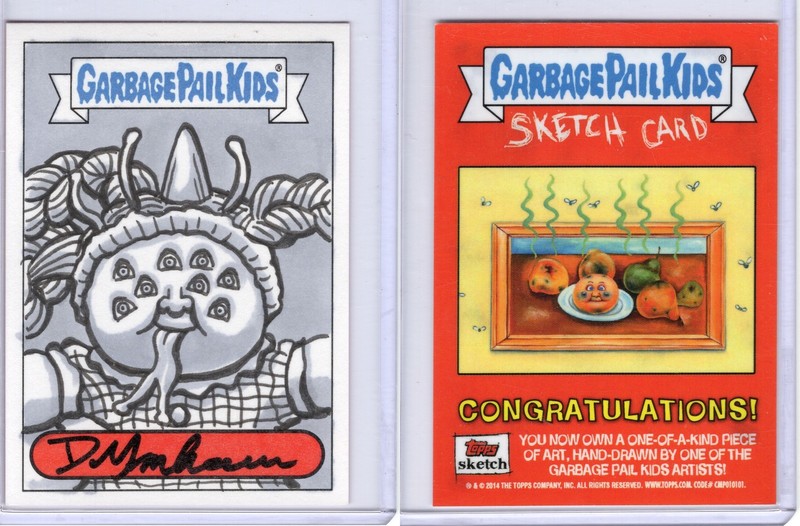 2014 Garbage Pail Kids S2 Dustin Graham Spacey Stacy Sketch Card
