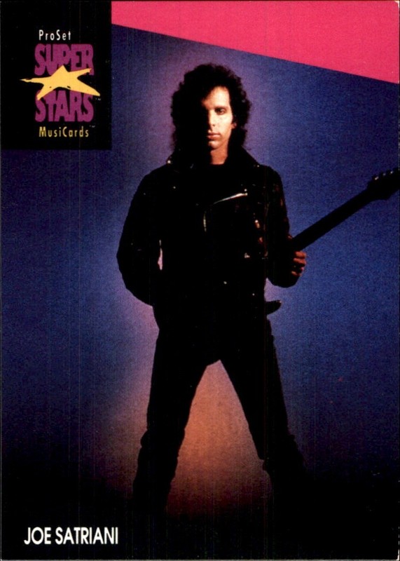 1991-92 Pro Set Superstars MusiCards #231 Joe Satriani