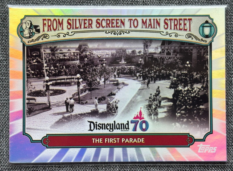 2025 TOPPS DISNEYLAND 70th SILVER SCREEN TO MAIN STREET – Complete Your Set