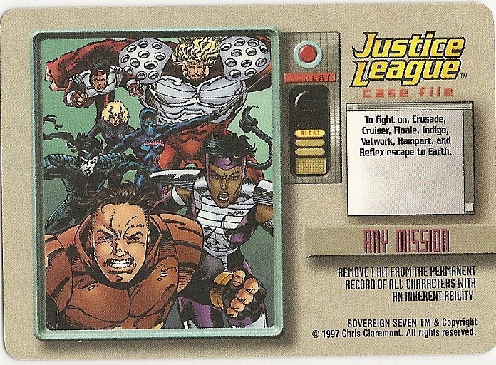OVERPOWER Any Mission Sovereign Seven – JLA – Very Rare – DC