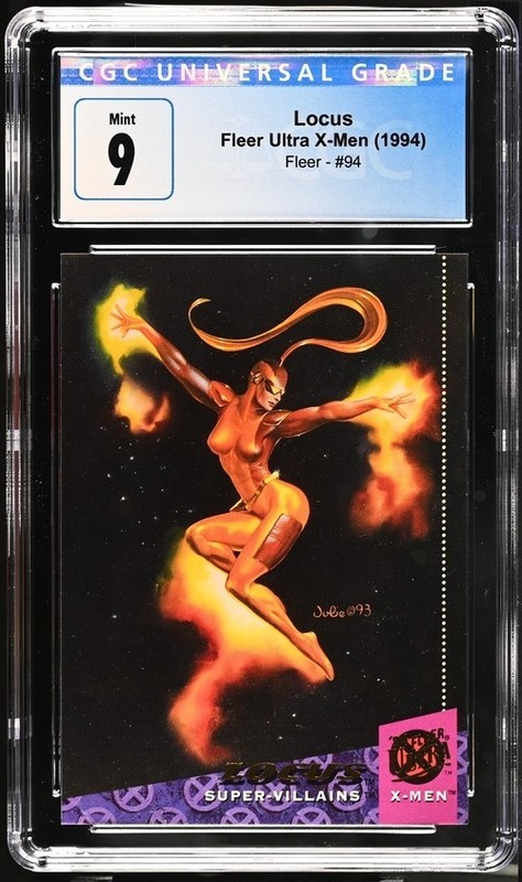 1994 Fleer Ultra X-Men Locus #94 CGC 9 MINT