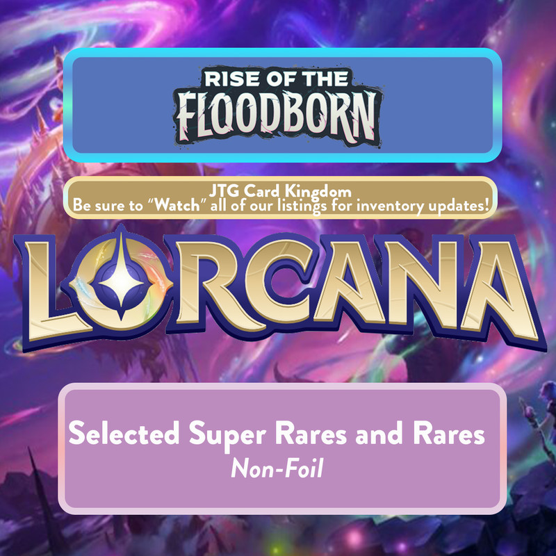 💎 Rare Finds 💎 Lorcana Rise of the Floodborn Super Rare &Rare Singles Non-Foil