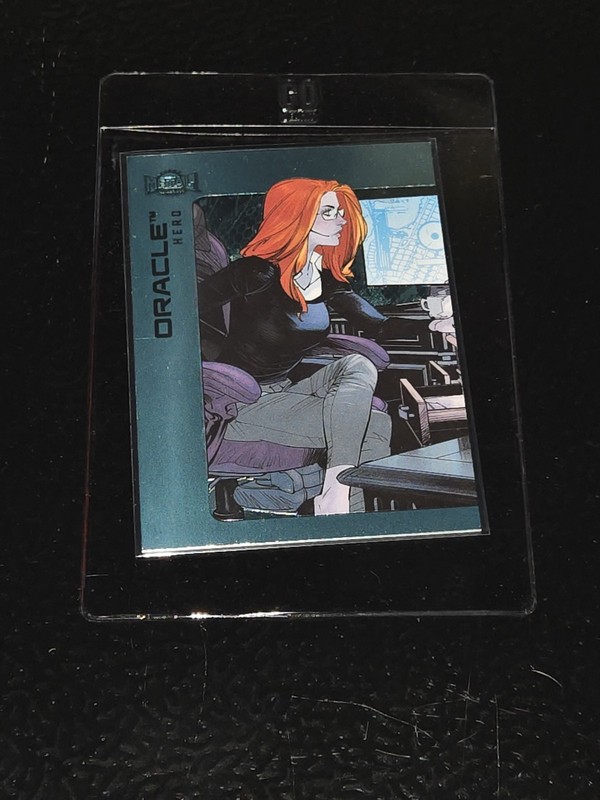 #10 ORACLE BARBARA GORDON 2025 Skybox DC Metal Universe Batman AQUA FX