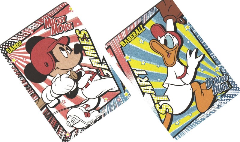 Card Fun Disney All Star Sports Cards Baseball Mickey Mouse, Donald Duck