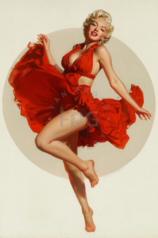 MARILYN MONROE PINUP 4″x6″ PHOTO CARD – ***SPECIAL BUY ANY 3 PINUP GET 2 FREE***