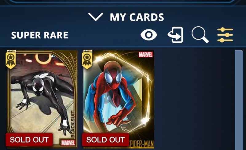Topps Marvel Collect – Pick Any 2019 Award Super Rare (SRs) Digital