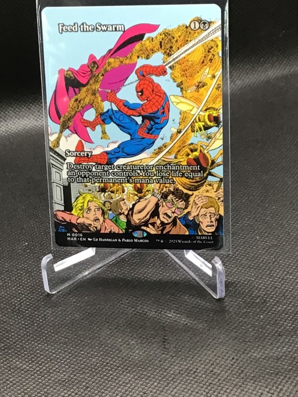 2025 MTG Spider-Man Borderless NP #16 Feed The Swarm