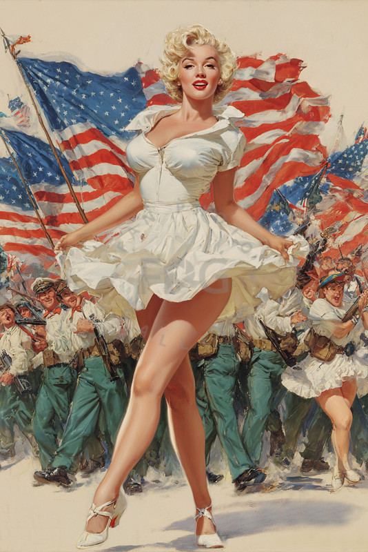 MARILYN MONROE PINUP 4″x6″ PHOTO CARD – ***SPECIAL BUY ANY 3 PINUP GET 2 FREE***