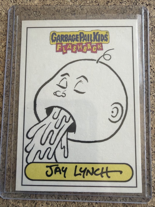 2010 GPK Flashback OS1 Jay Lynch Sketch Card Up Chuck/Heavin’ Steven