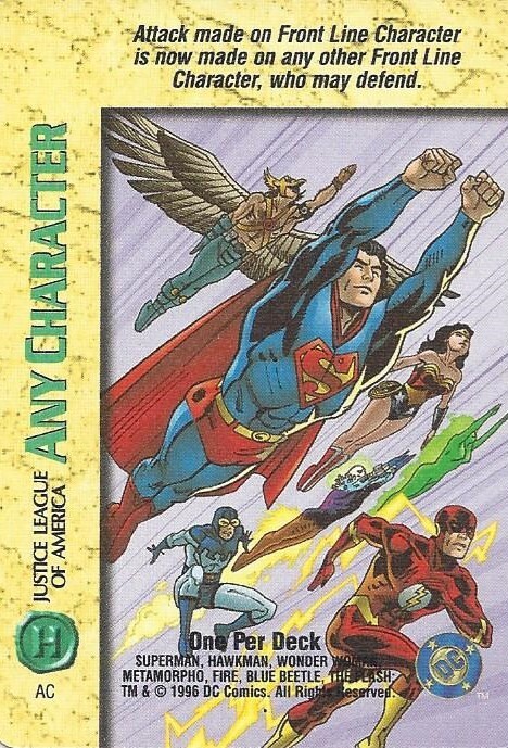 Marvel OVERPOWER Any Character Justice League of America – DC Batman Superman WW