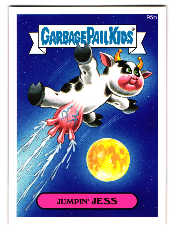 Jumpin’ Jess Garbage Pail Kids Cow Jumps Over The Moon 2014 Series 2