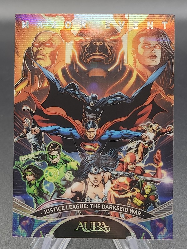2025 KAKAWOW AURA DC Trading Cards Major Event Justice League Darkseid War /100