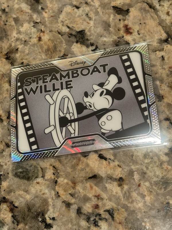 STEAMBOAT WILLIE MICKEY MOUSE DISNEY 2025 PHANTOM CARD