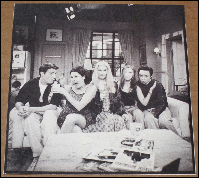 1997 Matthew Perry on SNL Magazine Clipping 4″x4.25″ Friends Parody RS