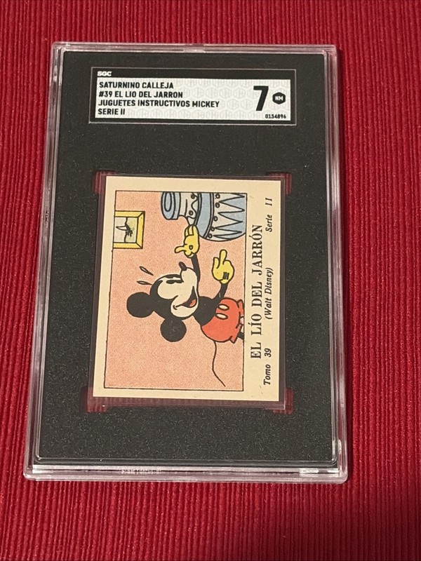 1936 Disney Mickey Mouse Saturnino Calleja Juguettes Hazana De Mickey SGC 6