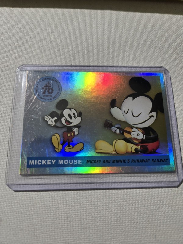 Mickey Mouse Runaway Railway – Rainbow Foil 2025 Topps Disneyland 70th #T55-10