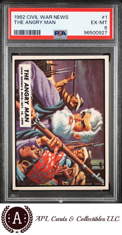 1962 Civil War News The Angry Man #1 PSA 6