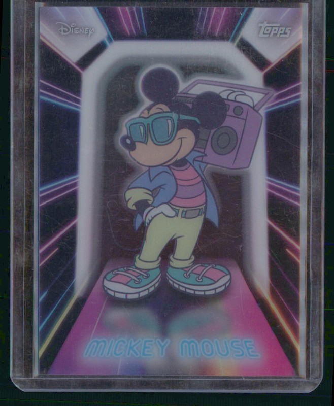 2026 Topps Disney Neon #NPL-14 Mickey Mouse Neon PETG Lights