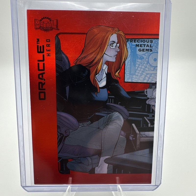 2025 Skybox Metal Universe Batman Oracle #10 RED PMG #/100