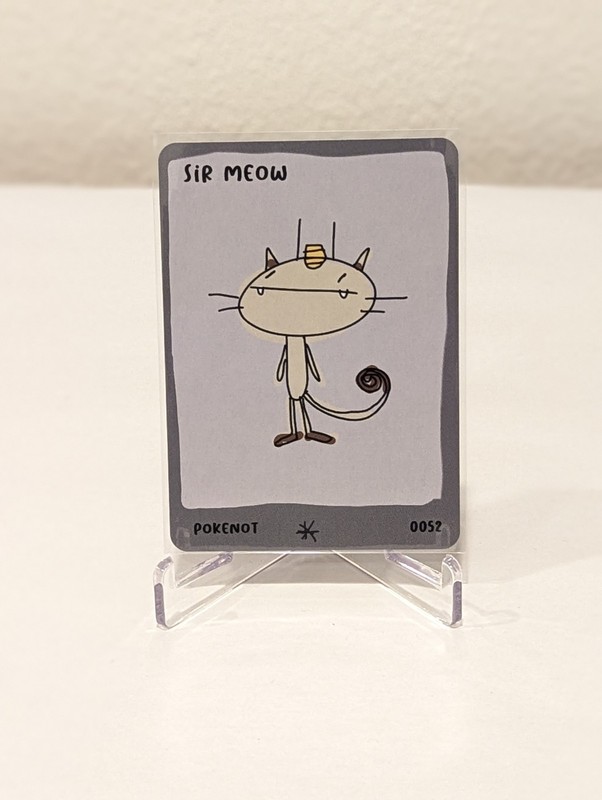 Pokenot Sir Meow #0052 Dysfunctional Passholder Pokenots 151