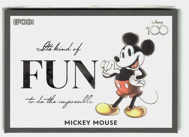 Japan Disney 100 Epoch Card Mickey Mouse