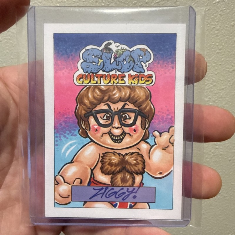 Slop Culture Kids Series 3 Ziggy Sketch Card – Austin Powers