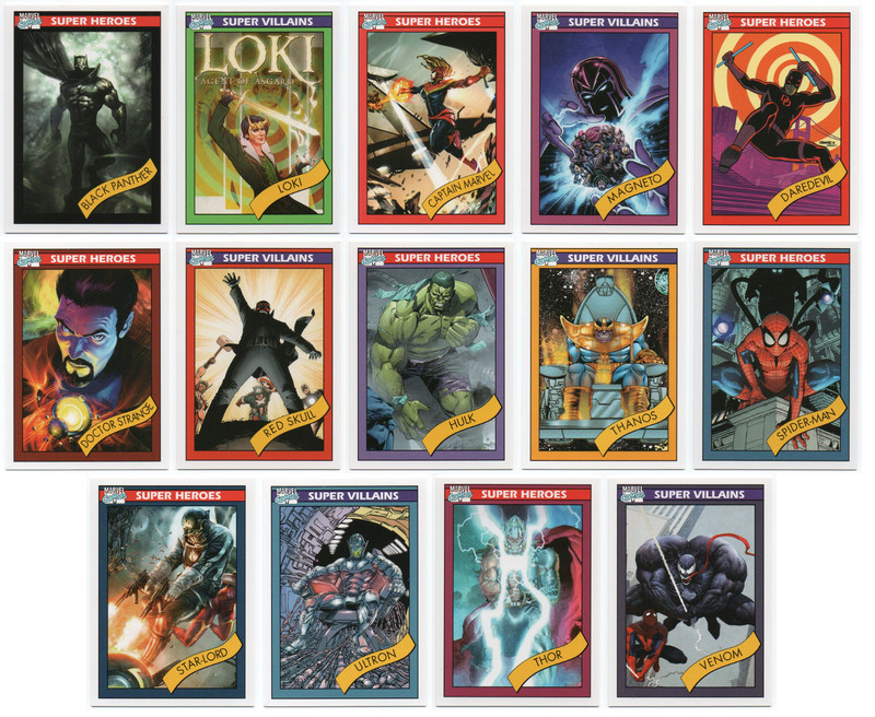 2015 Fleer Retro Marvel 1990 Marvel Universe Impel – Pick Any