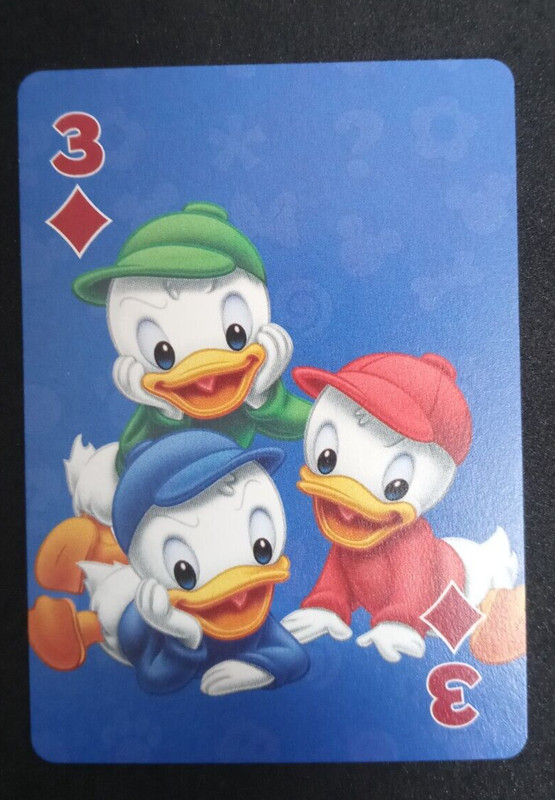 Bicycle Disney Mickey Mouse And Friends Playing Card 3 Diamonds