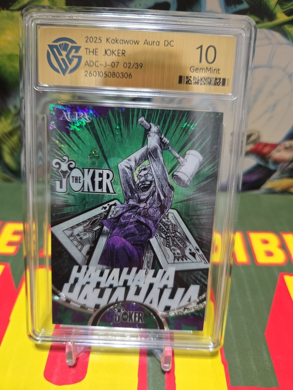 2025 Kakawow Aura DC Trading Cards The Joker #ADC-J-07 Joker 32/39 OL11