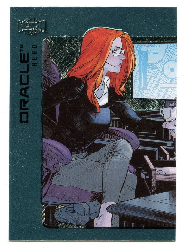 2025 UD Skybox Metal Universe Batman Aqua FX Parallel Card 10 | Oracle