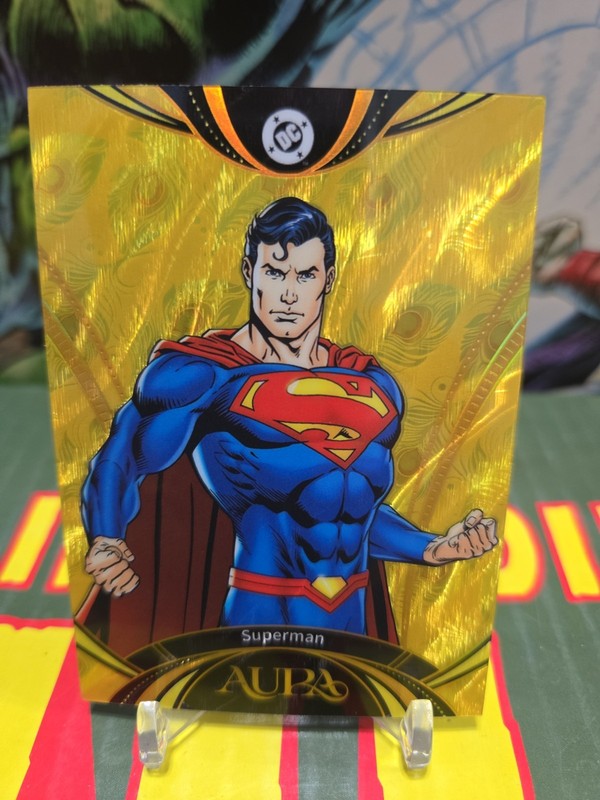 2025 Kakawow Aura DC Superman #ADC-AGP-02 Aura Gold Peacock 3/10 SSP MINT