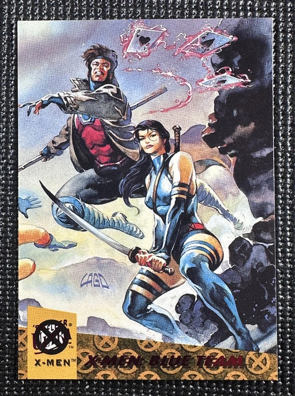 1994 Fleer Ultra X-Men – Team Triptych – GAMBIT, PSYLOCKE #3 – NM/M