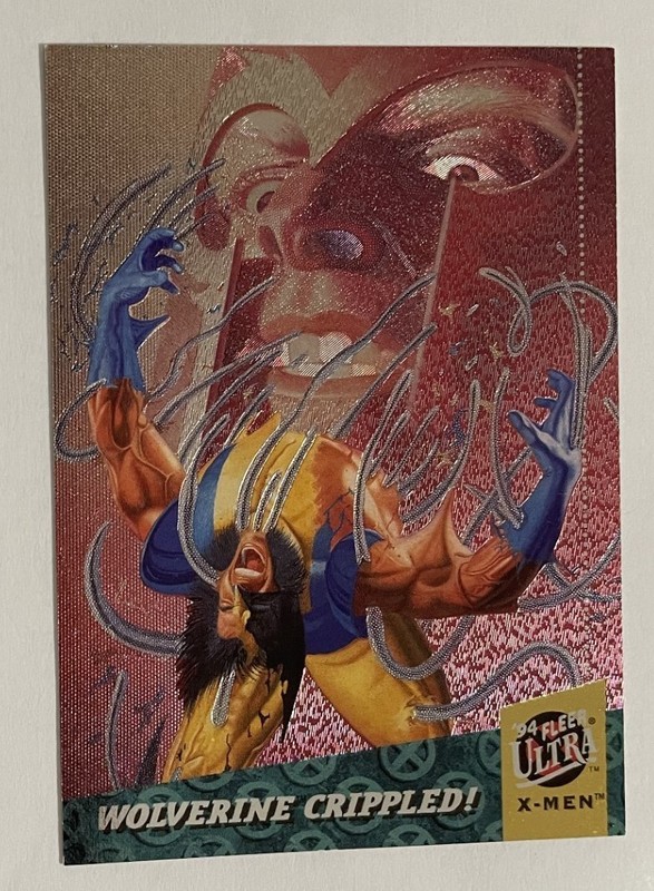 1994 Fleer Ultra X-Men Fatal Attractions # 4 Wolverine Crippled
